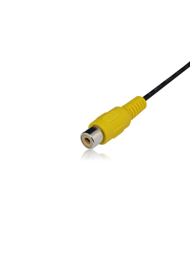 RCA Male-to-female Car Audio Line Audio And Video Lotus Head Line AV/rca Plum Head Extension Line Set Top Box Line-Color:Black-Length:1 M  - Image 3