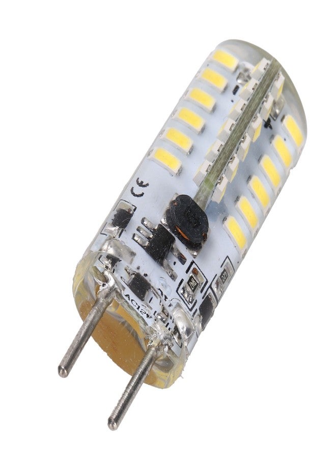 لمبة سيليكون 48 LED بقوة 3 واط وشدة إضاءة 300 لومن GY6.35 ثنائية الدبابيس AC12V للثريا ومصابيح السقف (أبيض بارد 6000-6500 كلفن) - Image 2