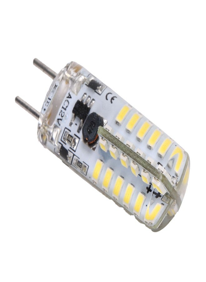 لمبة سيليكون 48 LED بقوة 3 واط وشدة إضاءة 300 لومن GY6.35 ثنائية الدبابيس AC12V للثريا ومصابيح السقف (أبيض بارد 6000-6500 كلفن) - Image 3