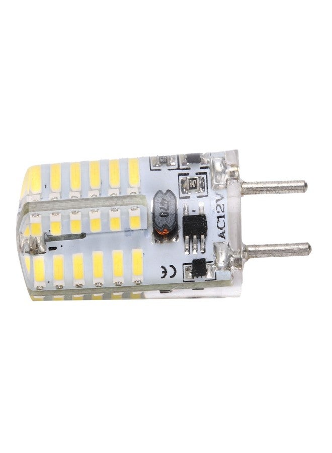 لمبة سيليكون 48 LED بقوة 3 واط وشدة إضاءة 300 لومن GY6.35 ثنائية الدبابيس AC12V للثريا ومصابيح السقف (أبيض بارد 6000-6500 كلفن) - Image 4
