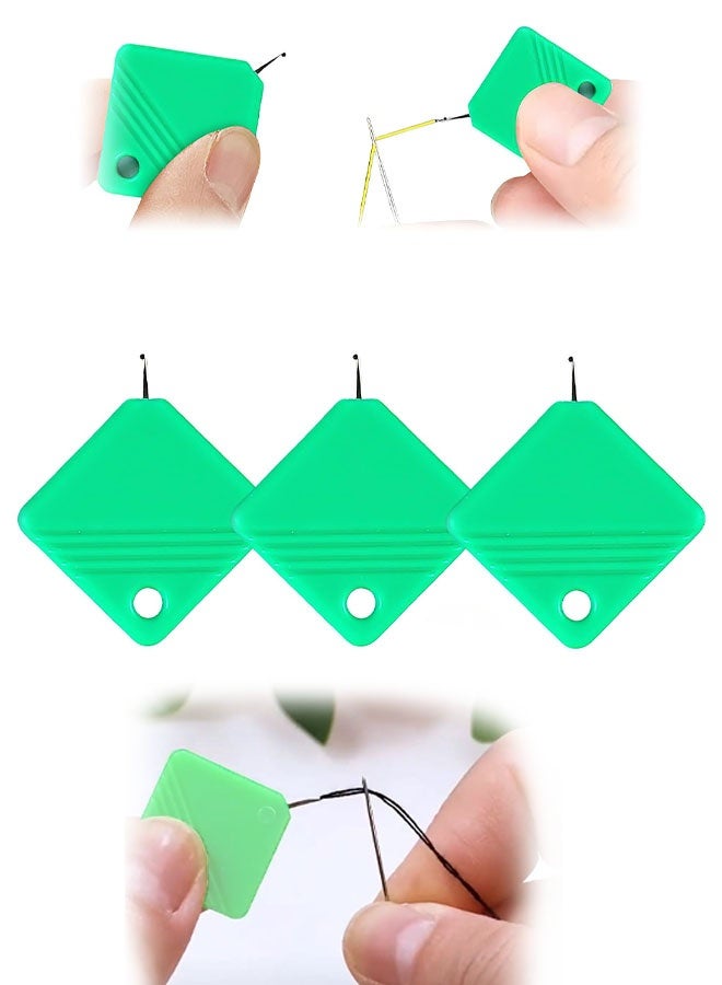 Simple Needle Threader, Upgraded Automatic Needle Threaderg, Plastic DIY Needle Threader Hand Machine Sewing Tool For Sewing Crafting and Embroidery Cross Stitch Craft - Image 1