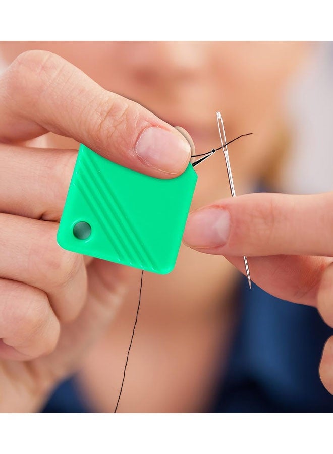 Simple Needle Threader, Upgraded Automatic Needle Threaderg, Plastic DIY Needle Threader Hand Machine Sewing Tool For Sewing Crafting and Embroidery Cross Stitch Craft - Image 5