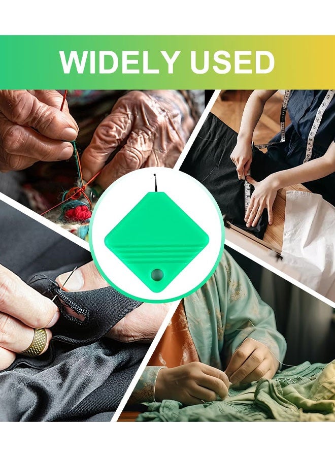 Simple Needle Threader, Upgraded Automatic Needle Threaderg, Plastic DIY Needle Threader Hand Machine Sewing Tool For Sewing Crafting and Embroidery Cross Stitch Craft - Image 4