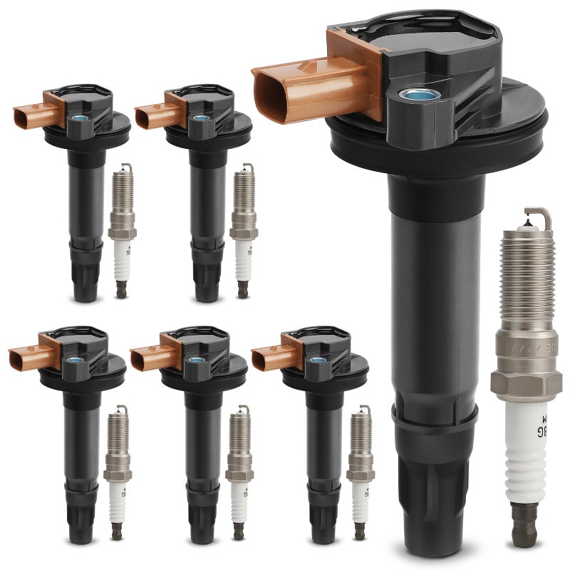 X4XZ UF646 Ignition Coil SP534 Double Iridium Spark Plug for 1117 Ford F150 Explorer Expedition Taurus Transit150 250 350Lincoln MKS MKT Navigator V6 35L Turbo BL3Z12029C DG549 C1814 5C1871 - Image 2