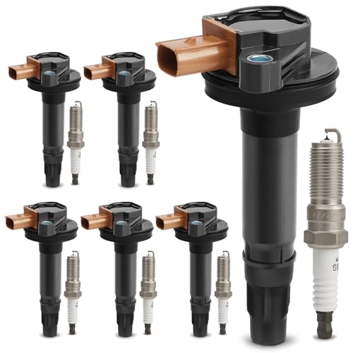 X4XZ UF646 Ignition Coil SP534 Double Iridium Spark Plug for 1117 Ford F150 Explorer Expedition Taurus Transit150 250 350Lincoln MKS MKT Navigator V6 35L Turbo BL3Z12029C DG549 C1814 5C1871 - Image 1