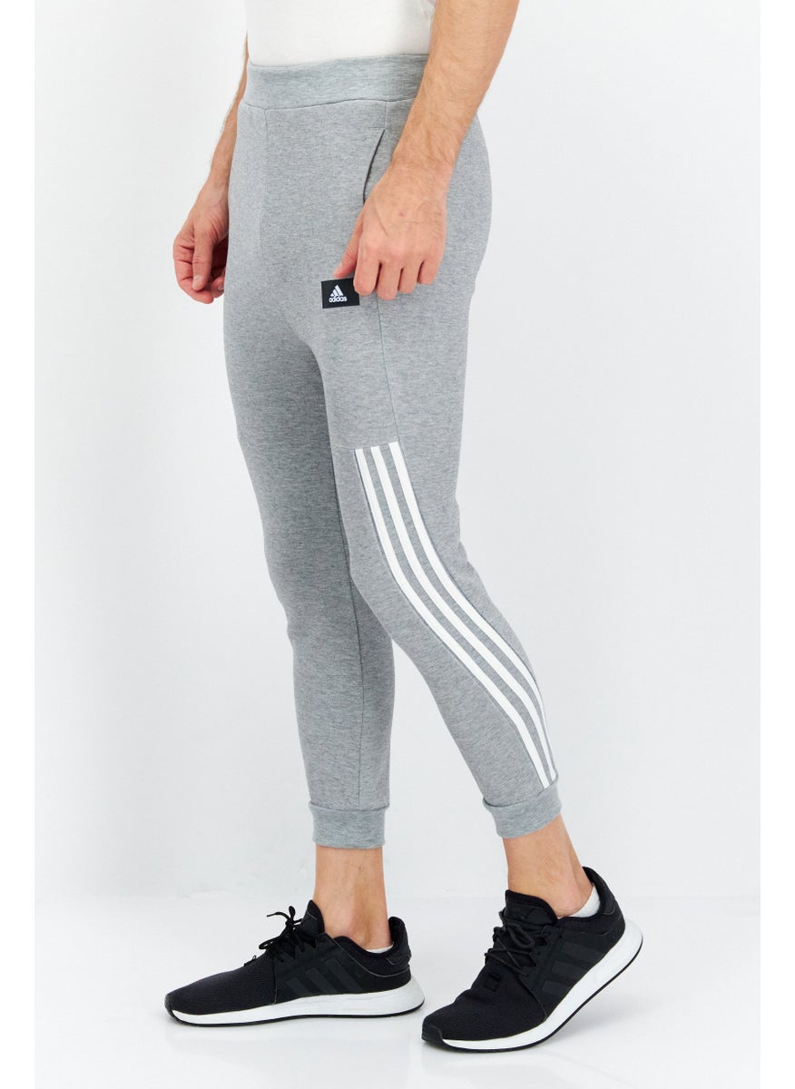 Adidas Men Sportswear Fit Training Pant, Grey  - Image 3