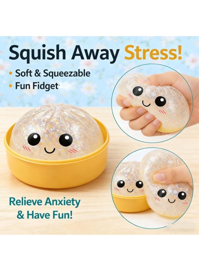 Glitter Dumpling Squishy, 2026 New Dumpling Squishy Mystery Box - Image 5