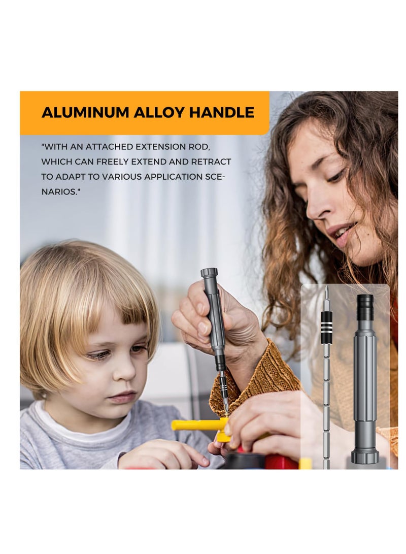 سيوسي 150 قطعة متعددة الوظائف مفك الدقة - المنتجات الالكترونية المغناطيسي أدوات الصيانة - ماك بوك ، وأجهزة الكمبيوتر ، أجهزة الكمبيوتر المحمولة ، لعبة آلة ( أسود ) - Image 3