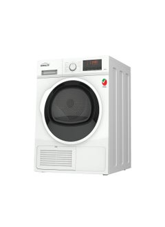 Generaltec 8 KG Front Load 100% Condenser Dryer, 15 Programs, Galvanized Drum Model-GTCD8K