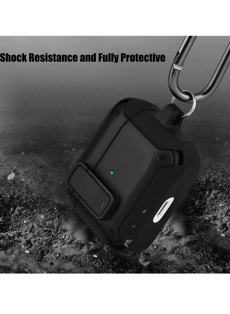 ELTRAZONE Lock Design Airpdods 3 case,RGBWIND Air Pod 3rd (2021) Cover with Keychain,Hard Protective Skin for Airpod 3 Charging Case,LED Visible - Image 3