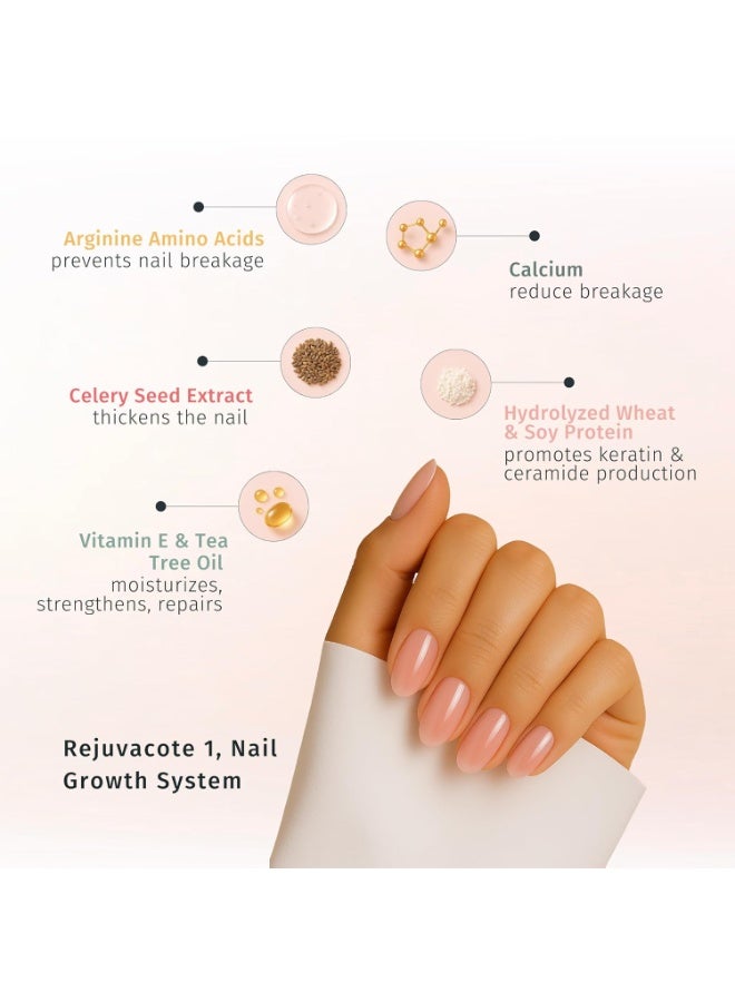 duri Rejuvacote 1 Nail Growth System and duri Drop'n Go Polish Drying Drops Combo - Image 4