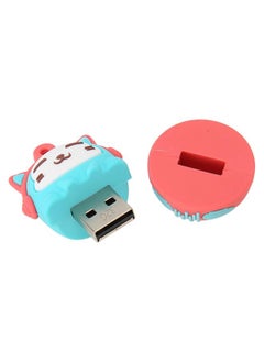 Thoraya PVC car music computer gift USB mobile phone cartoon cat toy ornaments USB USB blue red 16g  - Image 5