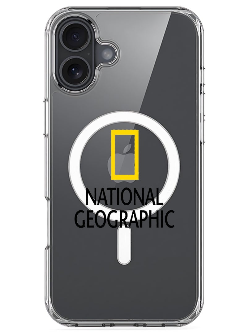 Theodor Magnetic Case for Apple iPhone 17 Compatible with MagSafe Wireless Charging, Shockproof Phone Bumper Cover - National Geography - Image 1