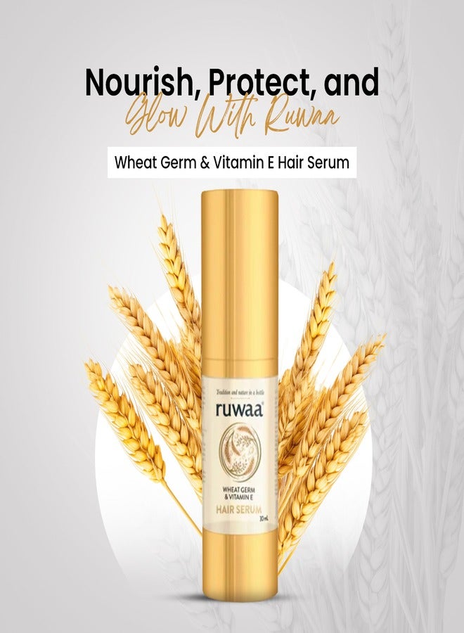 ruwaa Wheat Germ And Vitamin E Revitalizing Hair Serum 30ml - Image 1