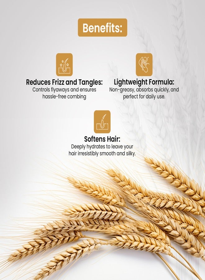 ruwaa Wheat Germ And Vitamin E Revitalizing Hair Serum 30ml - Image 4