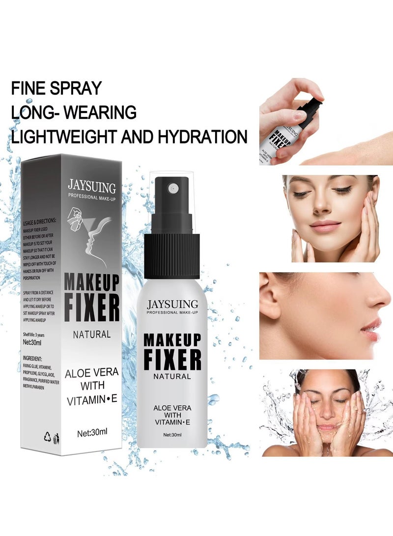 Jaysuing Makeup Setting Spray, Makeup Spray, Makeup Finishing Spray, Makeup Mist, Facial Mist Spray, Long Lasting Formula, Fixing and Finishing Spray for Face, 30ml - Image 2