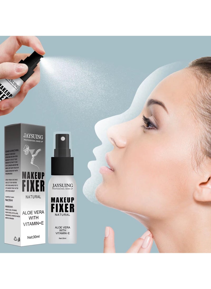 Jaysuing Makeup Setting Spray, Makeup Spray, Makeup Finishing Spray, Makeup Mist, Facial Mist Spray, Long Lasting Formula, Fixing and Finishing Spray for Face, 30ml - Image 3