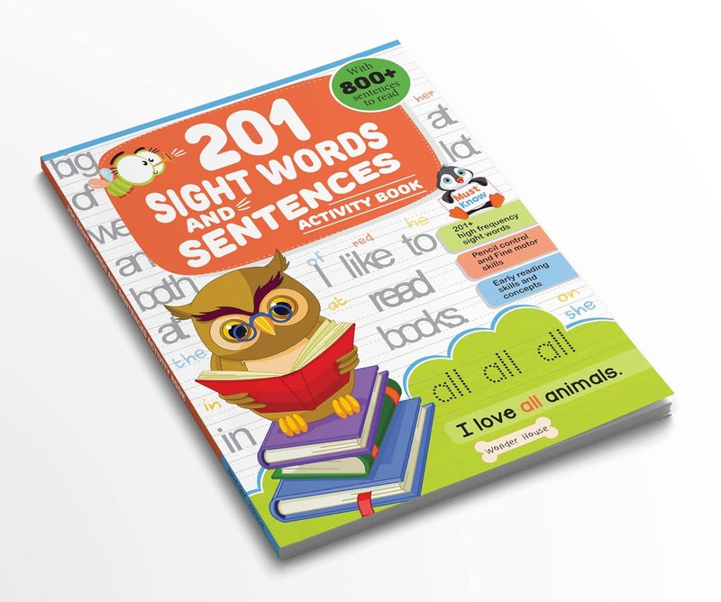 201 Sight Words And Sentence (With 800+ Sentences To Read): Activity Book For Children - Image 4