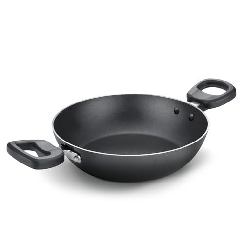 Judge by Prestige 22cm (1.6L) Everyday Non-Stick Kadhai| Low Oil Cooking | Easy to Clean | Cool Touch Handles - Image 1