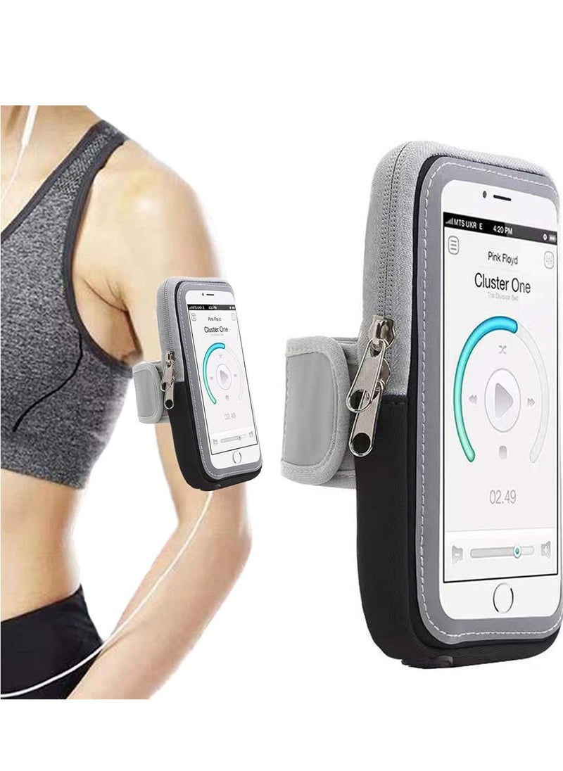 Beauenty - Running Armband Phone Holder For Running Full Touchscreen Phone Arm Bands For Running Sports Phone Holder IPhone 13 Pro Max 12 11 Xs Xr 8 7 Galaxy S20 S10 S9 S8 - Image 1