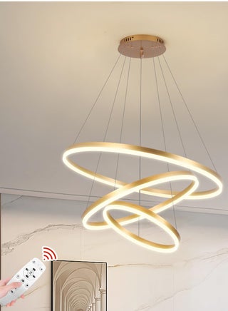 LED Classic Living Room Chandelier, Remote Control Big Dia 80cm 3 Ring Gold Modern Simple Chandelier Light, Adjustable Color Temperature Acrylic Chandelier 3 Lamp Ring - pzsku/Z47E5BAD4C40FFA7B3472Z/45/_/1704730342/c2ee1769-16ab-4054-8228-88745019ef6e