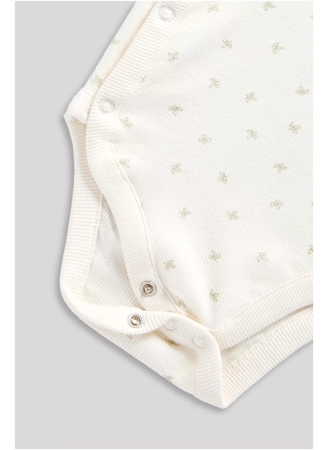mothercare My First Ribbed Bodysuit and Leggings Set  - Image 2