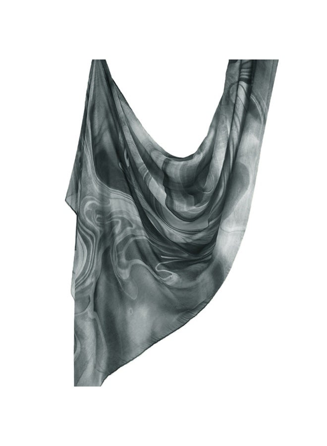 New Watercolor Tie Dye Cotton Scarf
