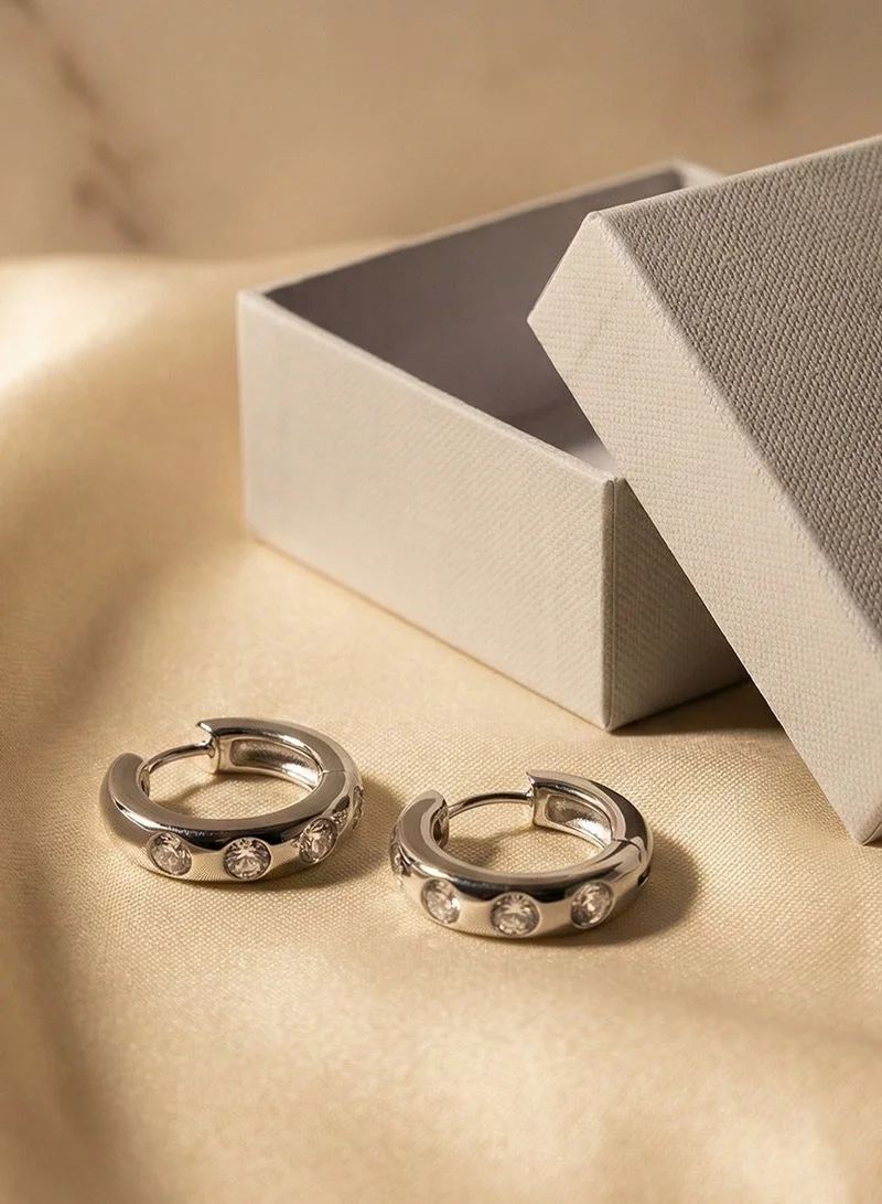 Liu Jo  Liu Jo Claw Silver Earrings for Women | Best Price UAE
