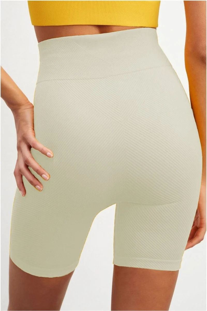 Mistirik Mystirik Knitted Seamless Shorts High Waist Loose Biker Shorts