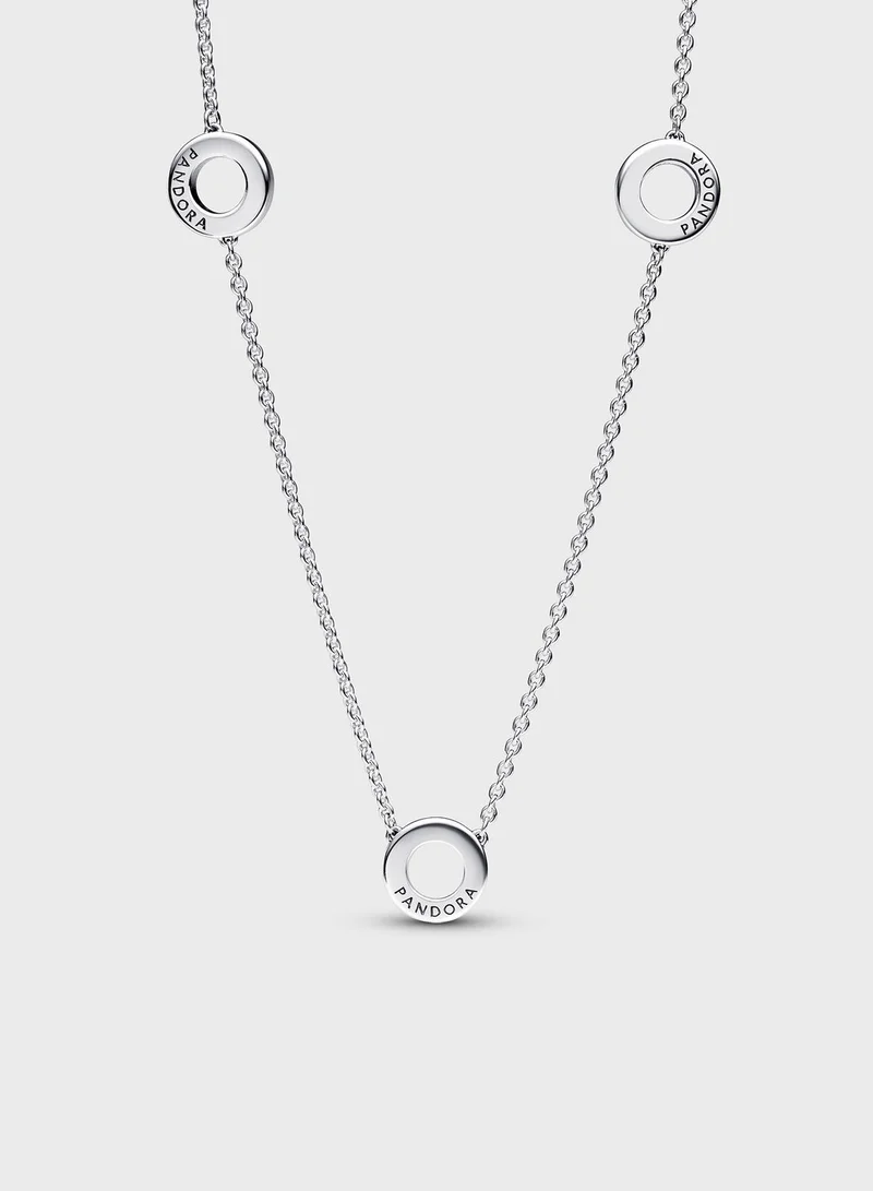 PANDORA Pav Circles Chain Necklace