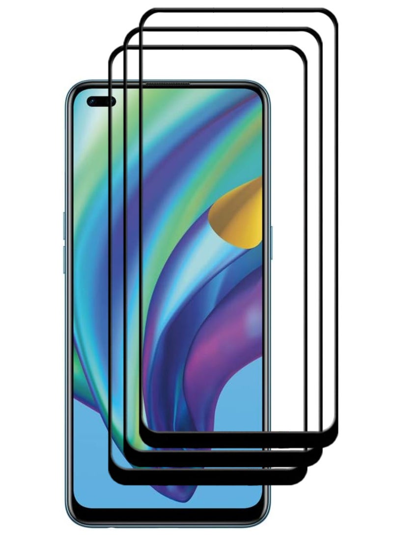 ACLIX 3 Pieces Antistatic ESD Dustproof Premium Quality High Definition Tempered Glass Screen Protector Designed For Oppo A93 - Image 1