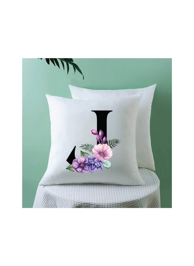 PRINTSHOP4ME Cushion Cover with Filler with Your Favorite Letter in the Alphabet Printed -Give as a Gift to a Friend or Loved one  - Image 3