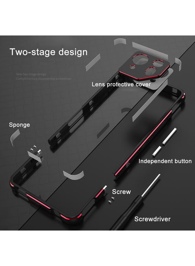 اس-توب جراب لهاتف ASUS ROG Phone 8 مع واقي عدسة + جراب هاتف بإطار معدني - Image 3