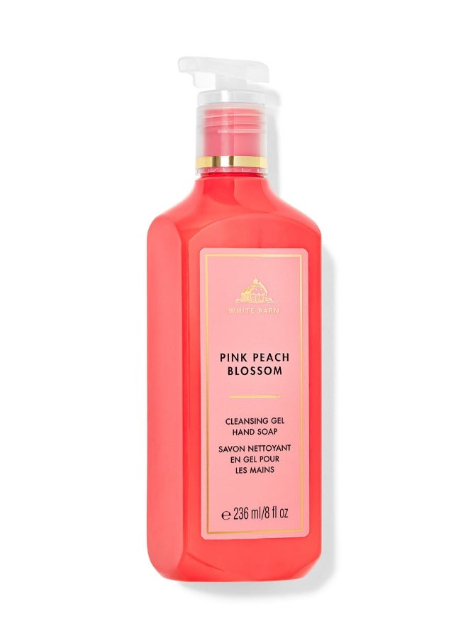 Pink Peach Blossom Cleansing Gel Hand Soap