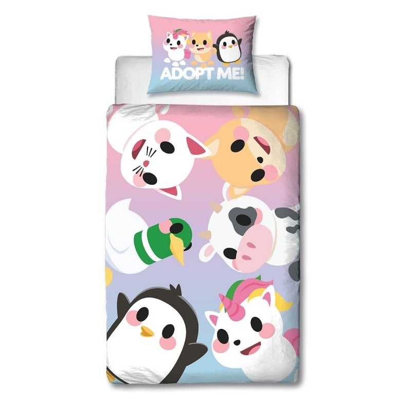 مجموعة غطاء لحاف مفرد من Character World الرسمية "اعتمد علي" أفضل تصميم قابل للعكس ذو جانبين بما في ذلك غطاء وسادة متطابق لمجموعة سرير مفرد من بولي قطن