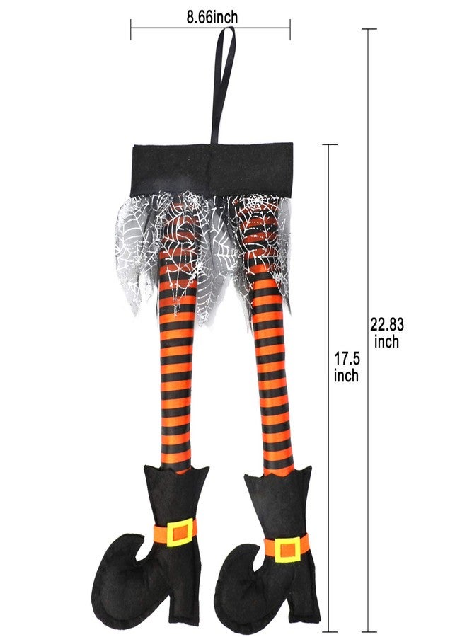 HOWAF Novelty Witch's Legs Decoration Sticking Out of Window Door Car Auto Trunk Outdoor Funny Decoration Wreath Halloween Fancy Costume Favor Supplies Accessories - Image 3