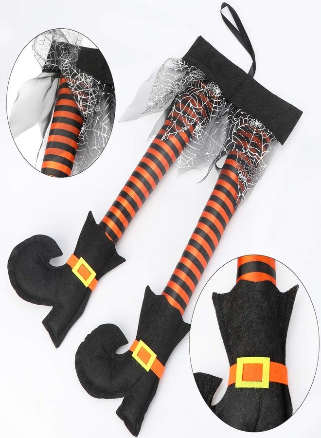 HOWAF Novelty Witch's Legs Decoration Sticking Out of Window Door Car Auto Trunk Outdoor Funny Decoration Wreath Halloween Fancy Costume Favor Supplies Accessories - Image 4