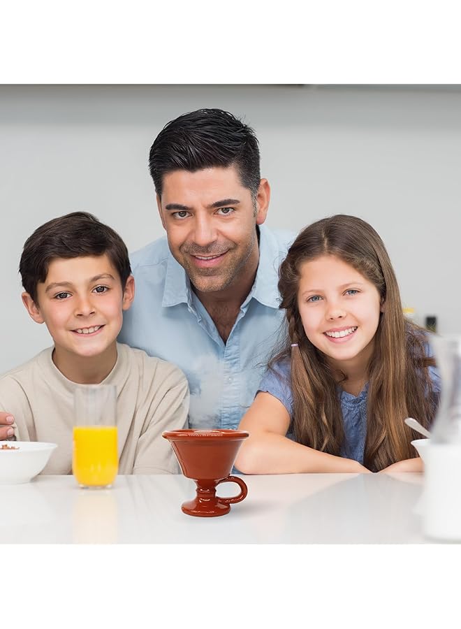 erorex Incense Burner With Tong Marble Incense Holder Bakhoor Holder For Home Decor Handmade With A Distinctive Character Bakhoor Burner Oud Burner For Home And Office - Image 3