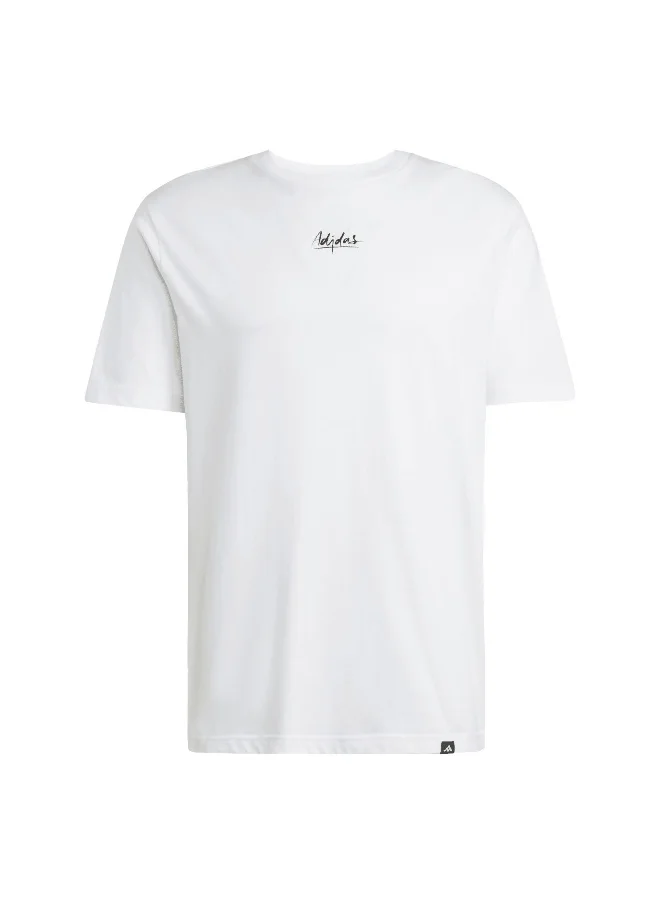 اديداس adidas lounge still life lemons men graphic t-shirt