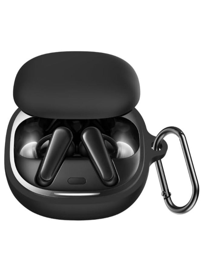 erorex Silicon Case Compatible With Liberty 4 Case Cover Shock Proof Soft Silicone Protections Case Anti Lose With Keychain Black  - Image 1
