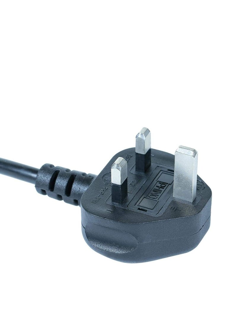 DKURVE - DKURVE® 1 Way Gang Extension Lead 13 AMP Single Socket Extension Lead, UK 3 Pin Fused Plug male to female Travel Use Extension Cord Power Strip Plug, Extension for Travel, Home & office (3 Meter) - Image 1