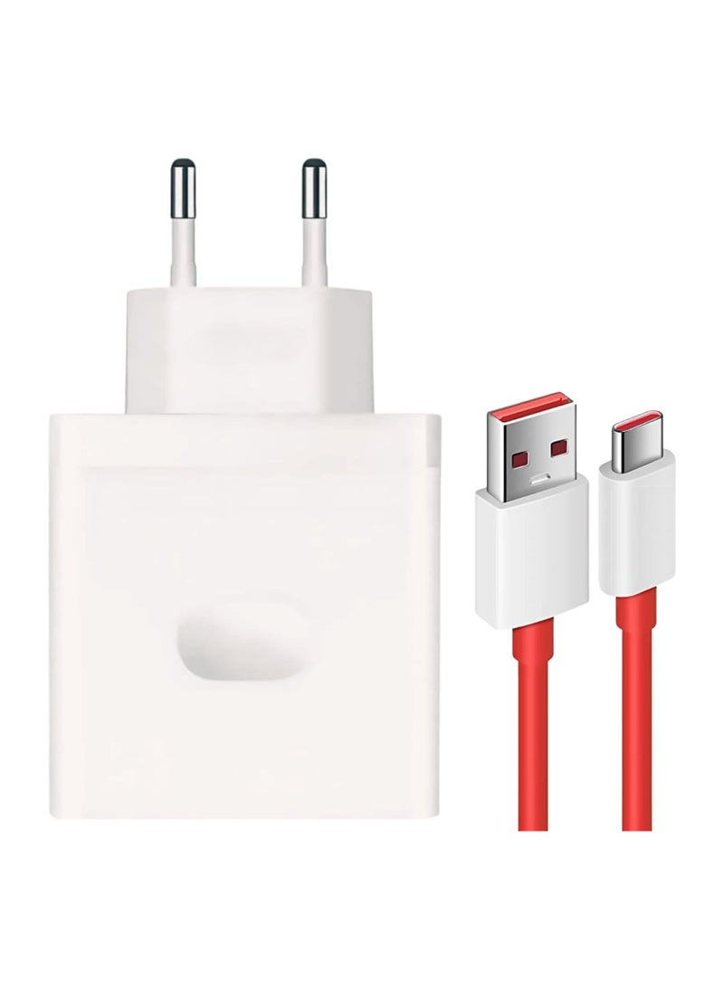 Lynacz Original Original SUPERVOOC 100W Charger + USB Type-C Cable Ultra Fast Power Adapter for OnePlus 13, 12, 11, 10, 9, 8, 7, Nord Series Smartphones - Image 2