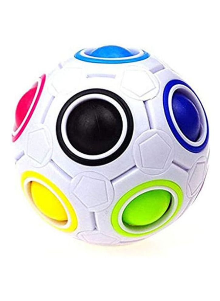 ACLIX Rainbow Football Shaped Magic Cube Speed Puzzle Educational Toys