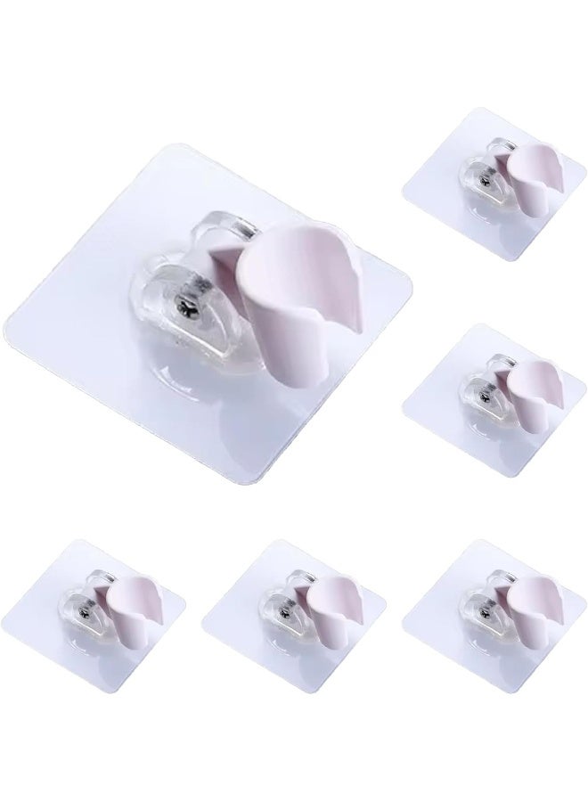 Zalcoon 6 Pcs Strong Adhesive and Waterproof Shower Head Holder - Image 1