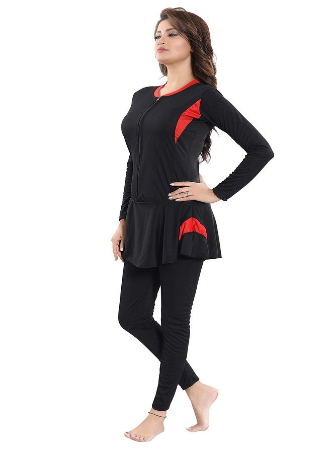 Aquado Womens Full Body Polyester Swimsuit (U.V.Protection) Padded - Image 3