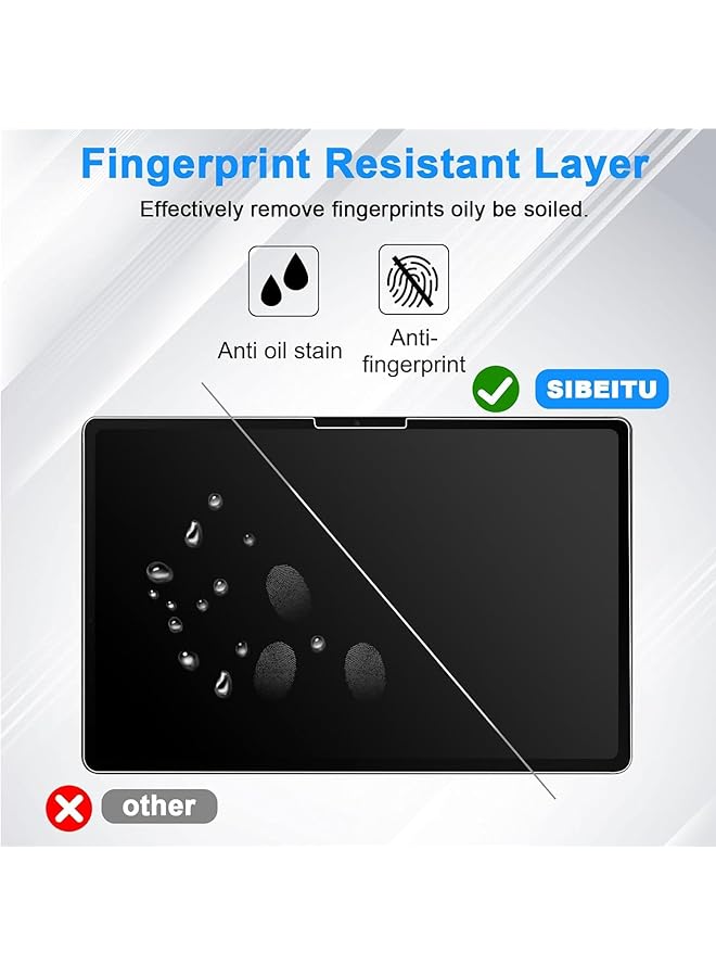 إيروريكس عبوة من قطعتين من واقي الشاشة لجهاز آيباد برو 13 بوصة إصدار 2024 موديل M4 الجيل السابع شفاف عالي الدقة مقاوم للخدش لجهاز آيباد برو 13 بوصة M4 جراب ملائم ومتوافق مع قلم حساس للمس - Image 4