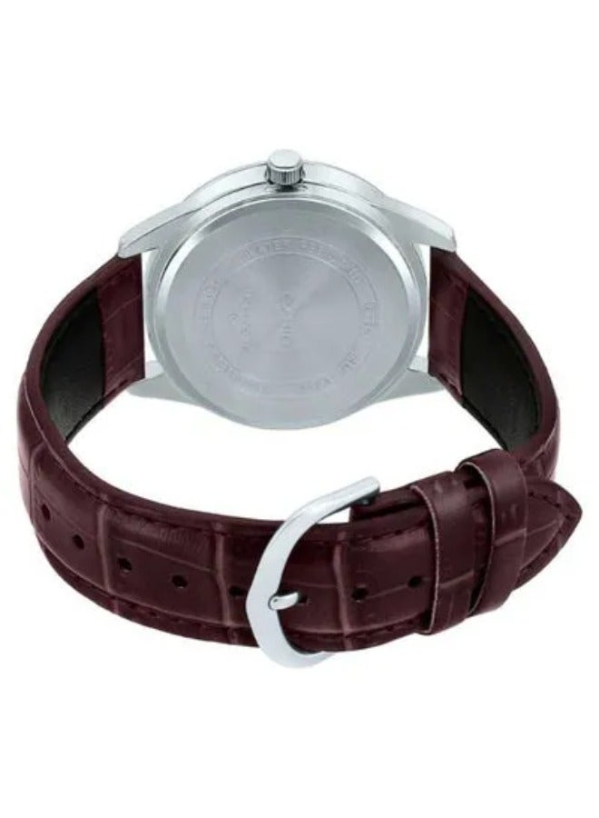 Casio Womens Quartz Watch, Analog Display and Leather Strap LTP-V002L-7B2UDF - Image 3