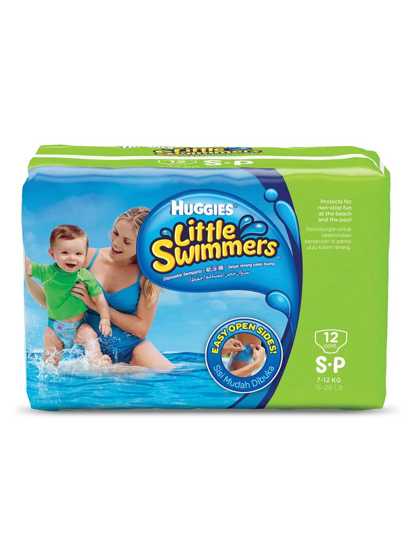 Huggies Little Swimmer Swim Diaper Pants Small Size 3 - 12 Pieces
