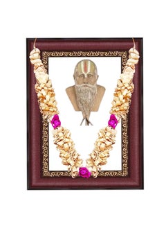 OKDEAL OKDEAL Sandalwood Mala for Photo Frame Sandalwood Garland for Death Person Sandalwood Haar for Frame Death Sandalwood Garland for God Chandan Mala for Photo Frame Size 15 inch Pack of 1  - Image 1