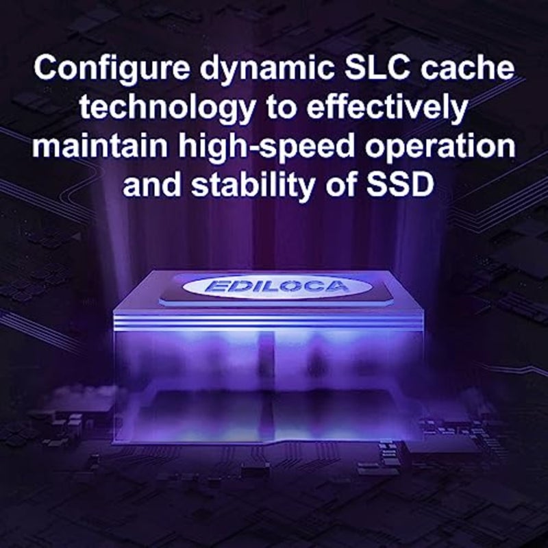 EN760 SSD with Heatsink PCIe Gen4 NVMe M.2 2280 3D NAND Internal Solid State Drive Up to 5000MB/s Read Speed Dynamic SLC Cache Technology Compatible with PS5 and PC - Image 4